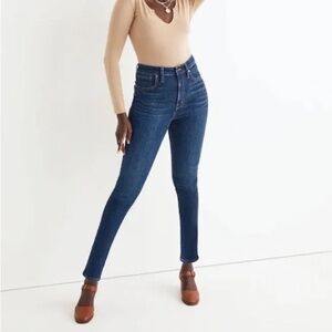 Madewell Curvy High Rise Skinny Jeans Size 28 Denim Casual Classic Clean Girl